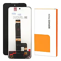 Дисплей XIAOMI Redmi 12/Redmi 12 (5G)/Poco M6 Pro (5G)/Note 12R (2023) Service Pack з чорним тачскрином