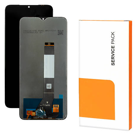 Дисплей XIAOMI Redmi 9T/Poco M3 (2020) Service Pack з чорним тачскрином, фото 1
