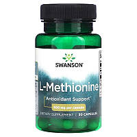 Swanson L-Methionine 500 mg 30 капсул Lodgi