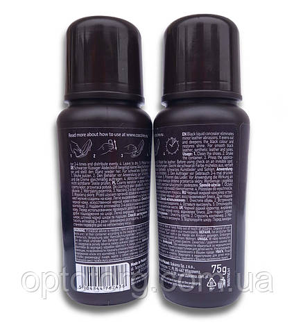 Фарба рідка суперчорна коректор для гладкої шкіри Coccine Nero 75мл Польща, фото 2