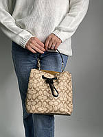 Coach Willow Shoulder Bag In Signature Canvas Cream