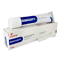 Зубна паста Дентисепт для кішок і собак 20 г Livisto