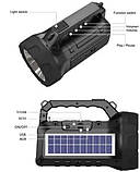 Ліхтар кемпінговий Solar BD-235 9079 Power Bank, з радіо та сонячною панеллю, фото 4