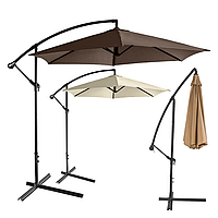Зонт складной на боковой стойке металл/ткань 2,7м