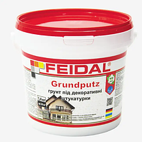 Ґрунт під декоративні штукатурки Grundputz Feidal 16кг, фото 4