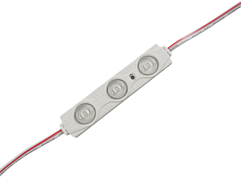 Світлодіодні модулі 2835-3smd 12V IP65 1,5ватт з лінзою білий