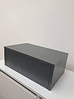 Навісна тумба приліжкова сіра "Антрацит" 45*18*28 см з шухлядою, фото 2