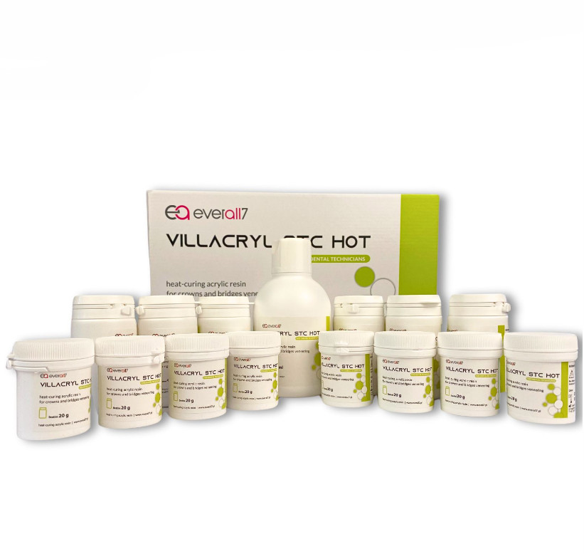 Villacryl STC Hot Kit (Віллакріл СТЦ Хот) лицювальна пластмаса, набір 300 г.