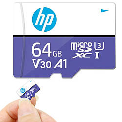 Карта пам'яті hp micro SD mx330 64 GB / Флешка 64 гб мікро сд / Флешка для телефону / MicroSD накопичувач