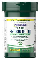 Puritan's Pride Premium Probiotic 10 30 капсул 31060 VB