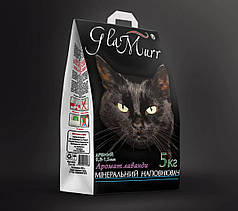 Мінеральний наповнювач GlaMurr дрібний із запахом лаванди для туалету 5кг
