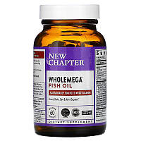 Жирные кислоты New Chapter Wholemega Fish Oil, 60 капсул CN10151 VB