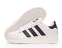 Кроссовки женские Adidas Superstar XLG белые, Адидас Суперстар натуральная кожа. код KD-14714