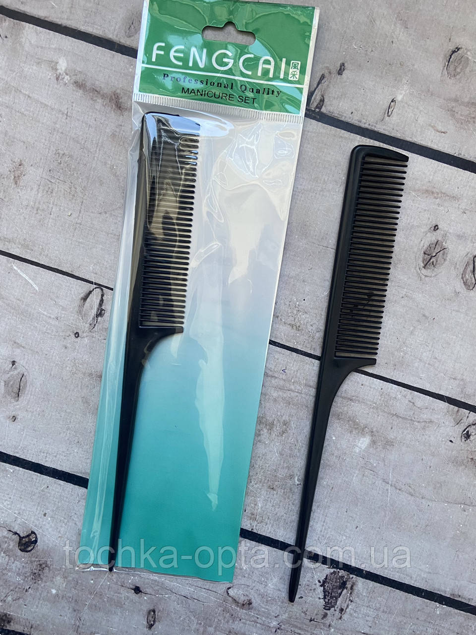 Гребінець для волосся шпикуль чорний, фото 1