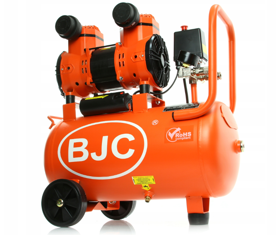Безмасляний компресор BJC JN1500A 24 л 8 бар електричний компресор безмасляний, фото 1
