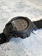 Чоловічий годинник Casio G-Shock DW6900BBN-1 Canvas band G-Force Black Military, фото 7