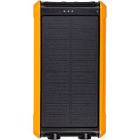 Универсальная мобильная батарея PowerPlant 10000mAh, 2xUSB-A, солнечная панель 5.5V-0,2A