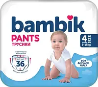 Bambik Подгузники-трусики детские (4) 9-15 кг, 36 шт