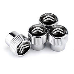 Ковпачки на ніпель для Сітроен Alitek Premium Style Silver Citroen (4 шт.)