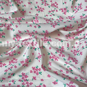 Супер софт Рожеві квіти на молочному