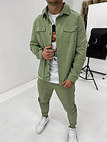 Зелений чоловічий класичний костюм зелений 52-5.701 InfinityShop