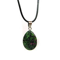 Кулон із натурального епідоту