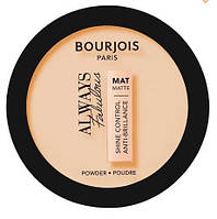Матувальна компактна пудра для обличчя Bourjois Always Fabulous Matte Powder 108 Apricot Ivory, 10 г