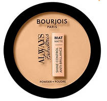 Матувальна компактна пудра для обличчя Bourjois Always Fabulous Matte Powder 115 Golden Ivory, 10 г