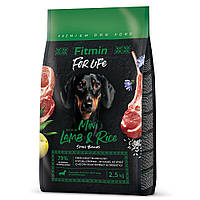 Корм для собак Fitmin dog For Life Lamb&Rice Mini 2,5 кг