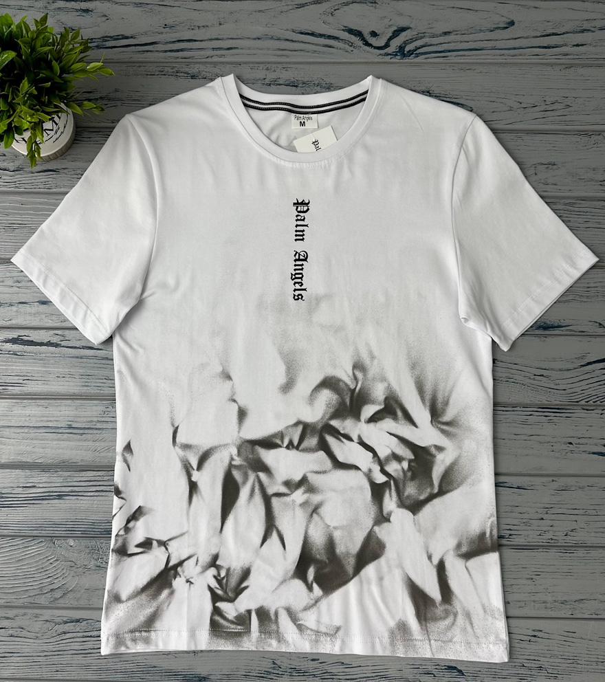 Чоловіча футболка Palm Angels модна брендова футболка біла