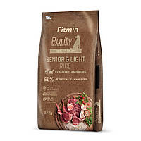 Корм для собак Fitmin dog Purity Rice Senior&Light Venison&Lamb 12 кг