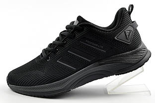 Кросівки чоловічі сітка Adidas чорні 44р.