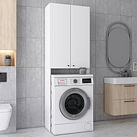 Шкаф для стиральной машины Doros Лола Белый ДСП 64х31.6х190 (41516022)