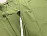 Постільна білизна однотонна полісатин двоспальна ELWAY EW293 Оливковий, фото 6