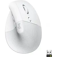 Миша Logitech Lift Vertical Ergonomic Wireless/Bluetooth White