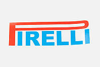 Наклейка   логотип   PIRELLI   (23x7см, желтая)   (#0336)