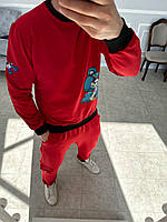 Спортивний костюм чоловічий Принтований костюм Стильний костюм унісекс Костюм худі штани Костюм