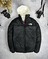 Тепла чорна чоловіча куртка TNF чорний 7-454 InfinityShop
