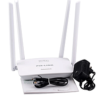 Вай-Фай роутер маршрутизатор Wi-Fi 300 Мбіт/с Pix-link LV-WR08 белого цвета роутер для дома JYF
