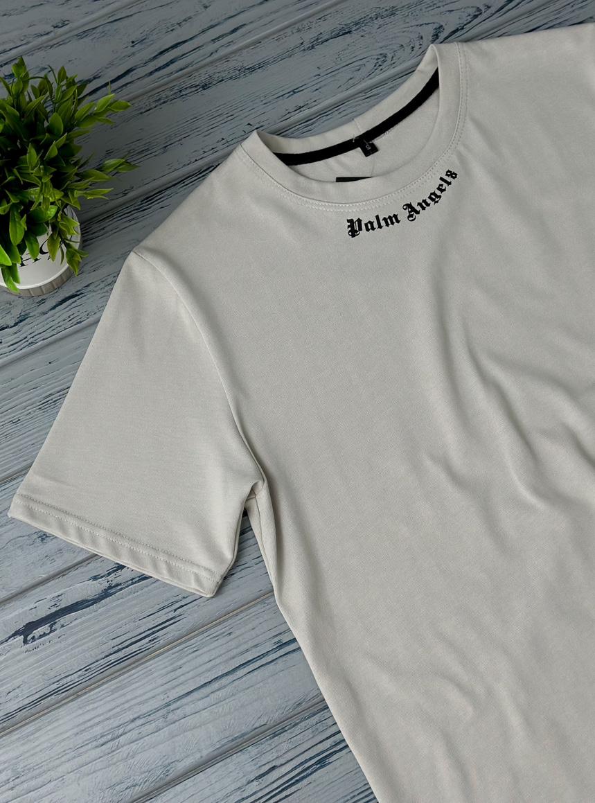Чоловіча футболка Palm Angels модна брендова футболка з написом на спині