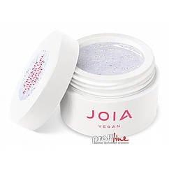 Моделюючий гель JOIA Vegan Creamy Builder Gel Diamond Frost молочний зі срібними блискітками, 15 мл