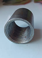 Муфта пряма сталева Ду20 (3/4") з внутрішньою різьбою з'єднувальна ДСТУ 8966-75