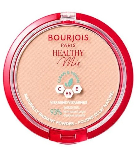 Компактна пудра для обличчя Bourjois Poudre Compacte Healthy Mix Clean, 03 Beige Rose, 10 г, фото 1
