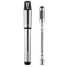 Насос велосипедний ручний портативний Birzman Infinite Apogee ROAD SILVER with CO2