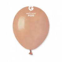 Латексні кульки Gemar, Пастель 99/5" Туманний розовий, 100 шт.