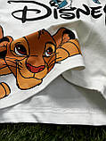 Біла дитяча футболка Король Лев Сімба ZARA Туреччина бавовна Розмір 104, фото 2
