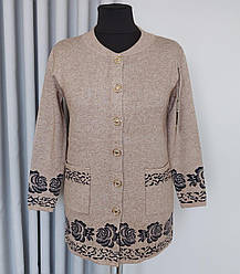 Кардиган жіночий «Троянда» на гудзиках в кольорах