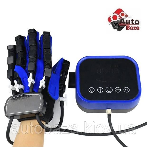 Робот тренажер массажер для рук и пальцев левый правый, реабилитация функций левой правой руки 2 перчатки XL - фото 1 - id-p2198601700