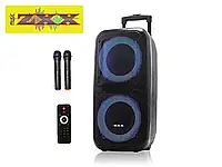 Акустическая переносная колонка ZXX-7575 60Вт 12" 80х39х33см USB/SD/FM/BT/TWS/2MIC/ДК