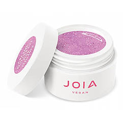 Моделюючий гель JOIA Vegan Creamy Builder Gel Pink Elegance ніжно-рожевий з рожевими блискітками, 15 мл